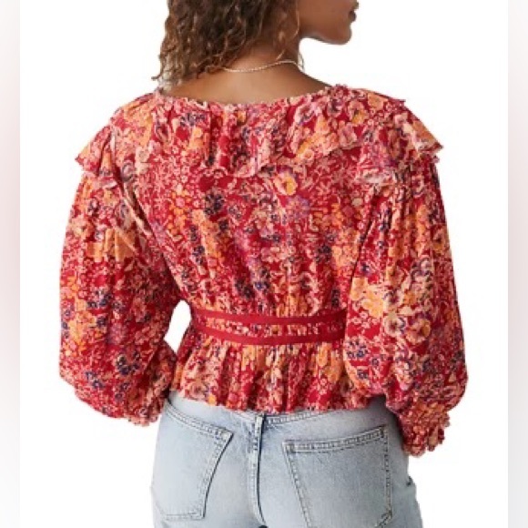 Free People Rudi Ruffle Top - Picture 2 of 4